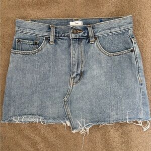 TNA Blue Denim Skirt
